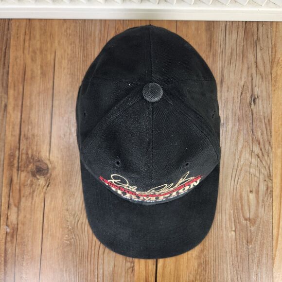 VTG Dale Earnhardt 7x NASCAR Winston Cup Champion Chase Authentics Hat Cap Black - Picture 7 of 10